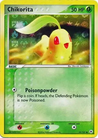 EX Hidden Legends Chikorita #55/101 reverse holo